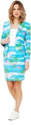 Dameskostuum OppoSuits Flamingirl