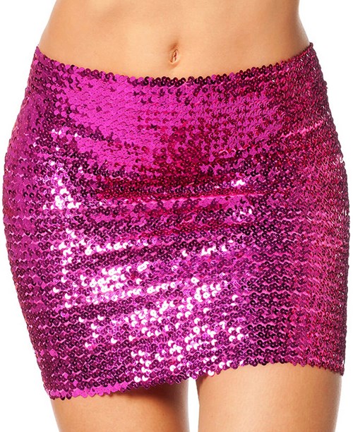 Topje/Rokje Pailletten Pink (rok)