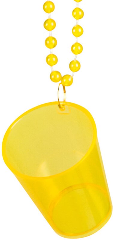 Ketting met Shotglaasje Geel (product detail)