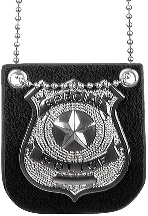 Ketting Badge Special Police (detail)