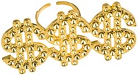 Triple Dollar Ring Goud (product)