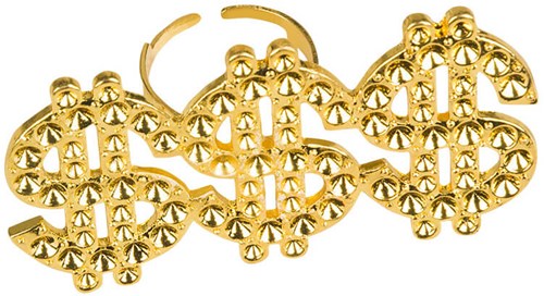 Triple Dollar Ring Goud (product)