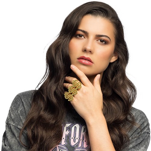 Triple Dollar Ring Goud (vrouw)