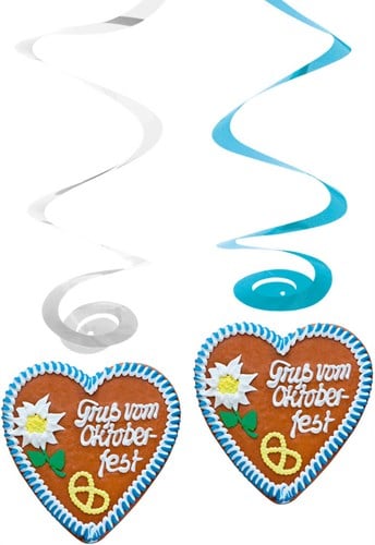 Swirl Deco Oktoberfest 4st - 80cm