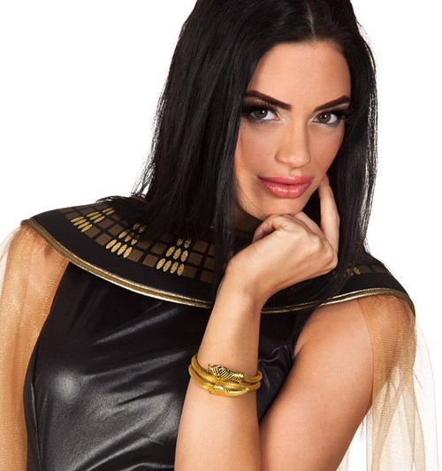 Flexibele Gouden Slangen Armband 