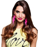 Oorbellen Eighties Flash Pink