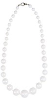 Charleston Flapper Ketting Wit (detail)