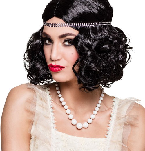 Charleston Flapper Ketting Wit
