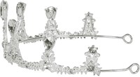 Tiara Royal Zilver Caroline (zijkant)