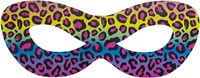 Diadeem en Masker Neon Panterprint (masker)
