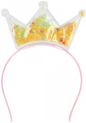 Diadeem Kroontje met Gouden Glitters