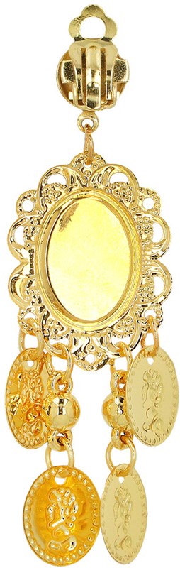 Zigeuner Oorbellen Ruby (achterkant)