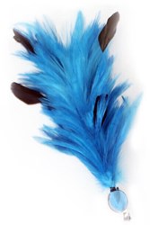 Verenpluim Turquoise Buigbaar - 30cm