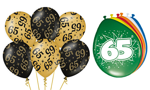 65 Jaar Ballonnen