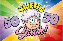 Deurbord Sarah 3D (58x38cm)