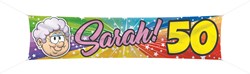 Banner Sarah Regenboog (180x40cm)
