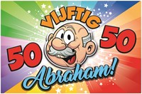 Deurbord Abraham 3D (58x38cm)