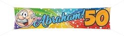 Banner Abraham Regenboog (180x40cm)