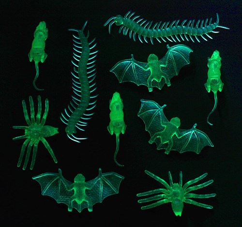 Insecten en (Vleer-)Muizen Glow in the Dark - 10st