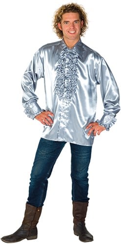 Rucheblouse Super Luxe Zilver