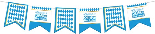 Vlaggenlijn Oktober Bier Festival Papier - 10m