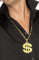 Pooierketting Luxe Dollar Goud