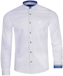 Trachtenhemd Heren Robert Edelweiss-Blauw