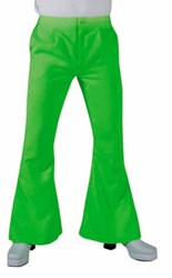 Hippie Broek Heren Neon Groen