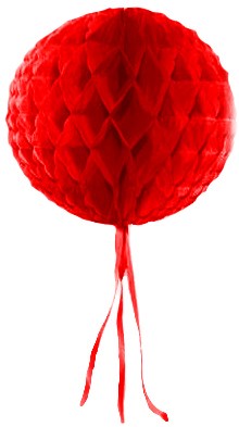 Decoratie Bol Rood 30cm