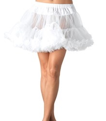 Petticoat Wit Luxe Plus Size (2 laags)