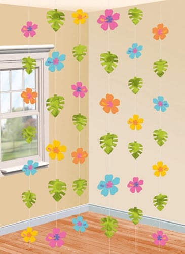 Hangdecoratie Hawai - 6st