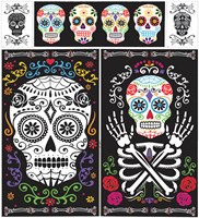 Wanddecoratie Set Day Of The Dead (5st)