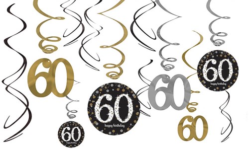 Hangdeco 60 Jaar Sparkling Celebrations