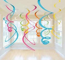 Hangdeco Swirl Multi 12st - 55cm