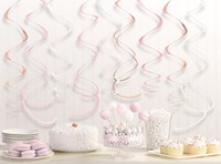 Hangdeco Swirl Roségoud/Roze (12st)