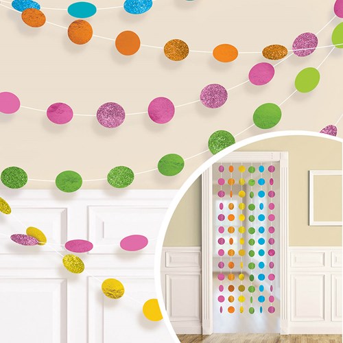 Dot Hangdecoratie Multi (6st)