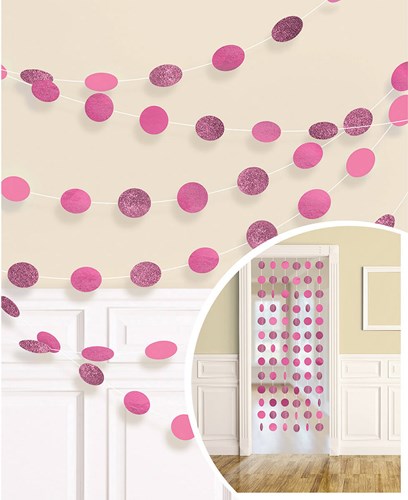 Dot Hangdecoratie Pink (6st)