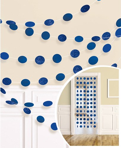 Dot Hangdecoratie Blauw (6st)