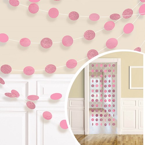 Dot Hangdecoratie Roze (6st)