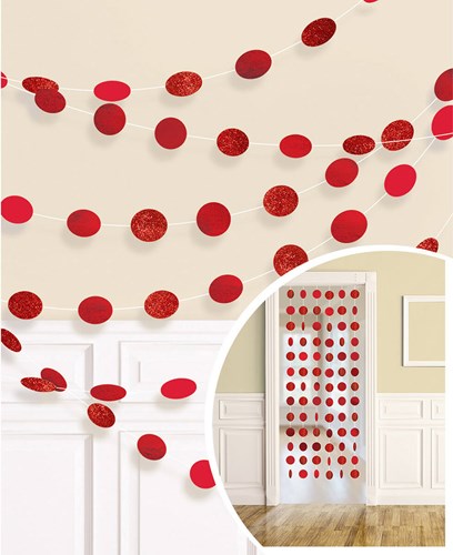 Dot Hangdecoratie Rood (6st)
