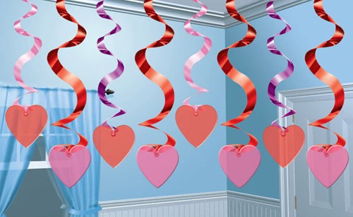 Hangdeco Swirl Hartjes (15st)