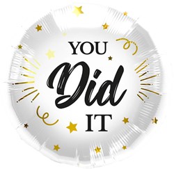 Folieballon You Did It (45cm)