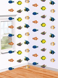 Hangdecoratie Tropische Vissen - 6st