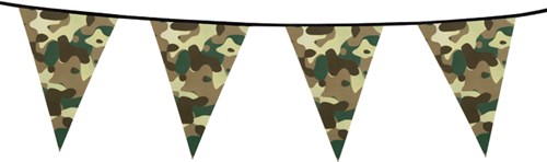 Vlaggenlijn Camouflage 6mtr.