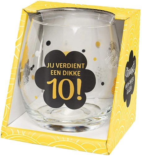 Wijn/Waterglas Jij Verdient Een Dikke 10!