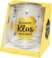 Wijn/Waterglas De Leukste Klas Van De Wereld