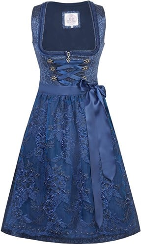 Dirndl Wendi Deep Blue Ocean Luxe (65cm) 