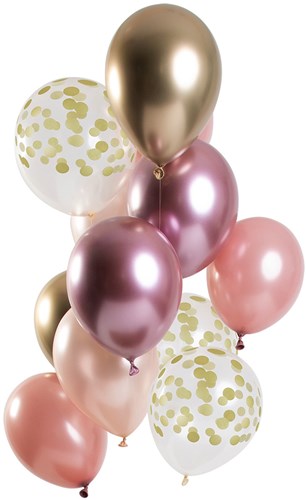 Ballonnen Golden Blush 12st. (30cm)