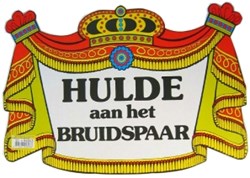 Kroonschild Klassiek Hulde aan het Bruidspaar 
