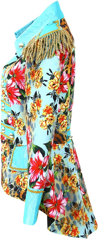 Dames Blazer Panther Flower Luxe-3